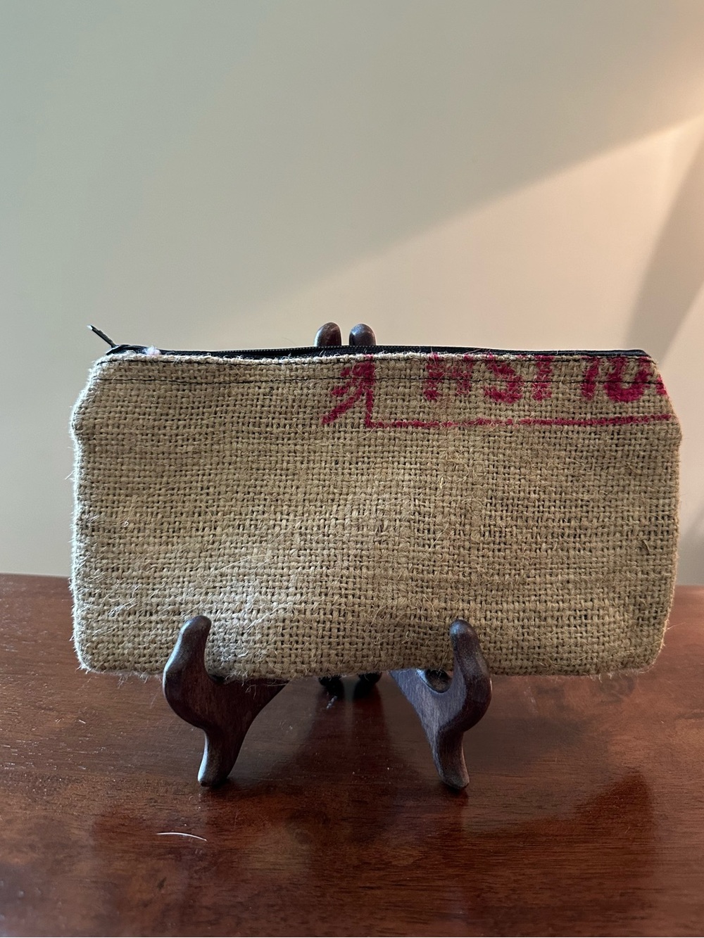 Burlap bag or wallet